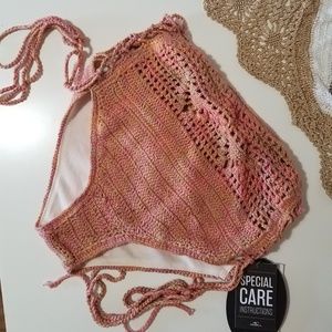 Anna Sui Crochet Swim Bottoms (M)